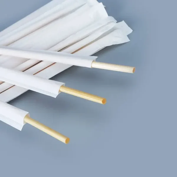 100% Composable Natural Wheat Drinking Straws - Image 3